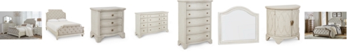 Furniture Trisha Yearwood Jasper County Dogwood Upholstered Bedroom Collection